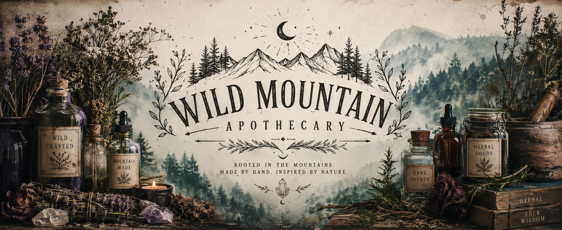 Wild Mountain Apothecary logo