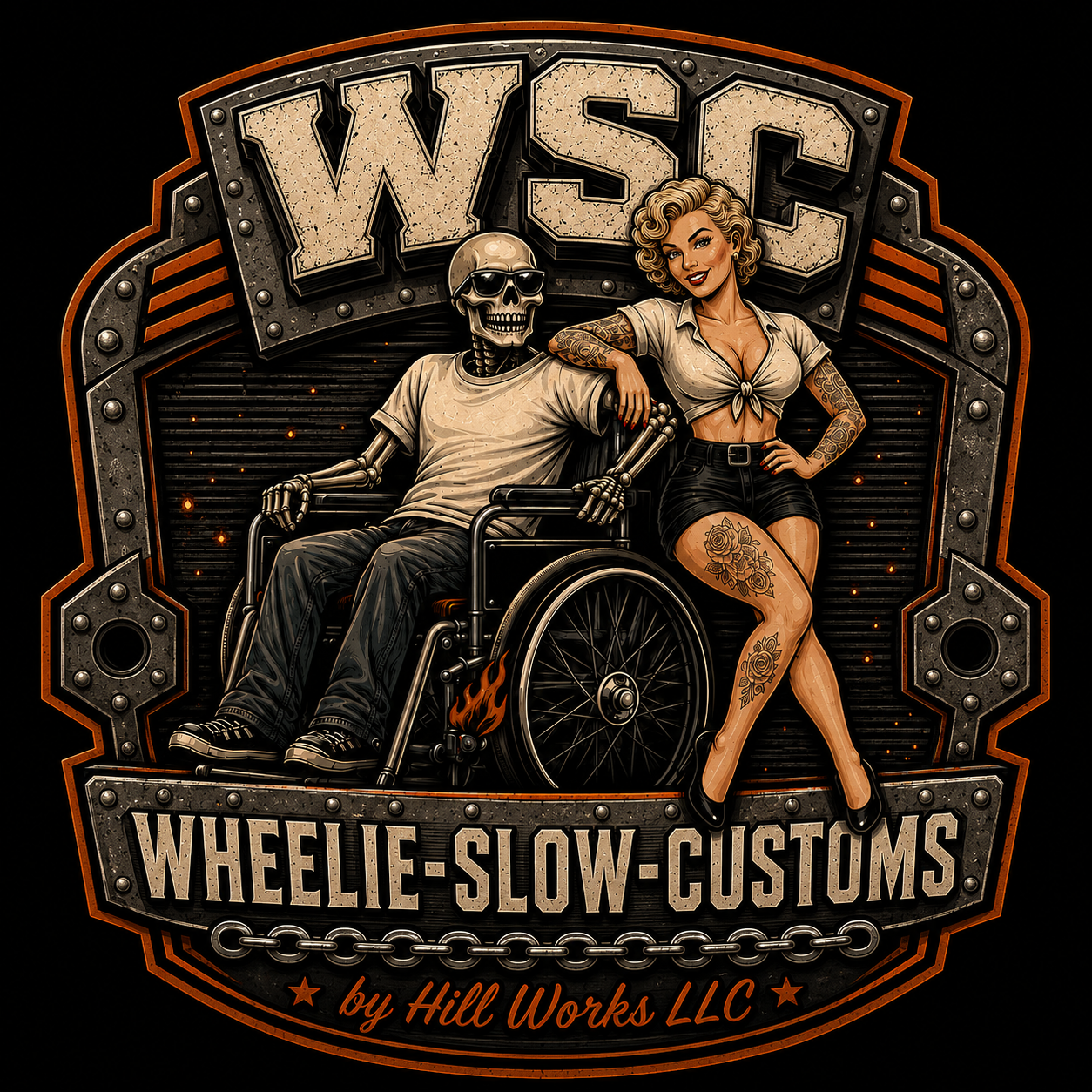 Wheelie Slow Customs logo