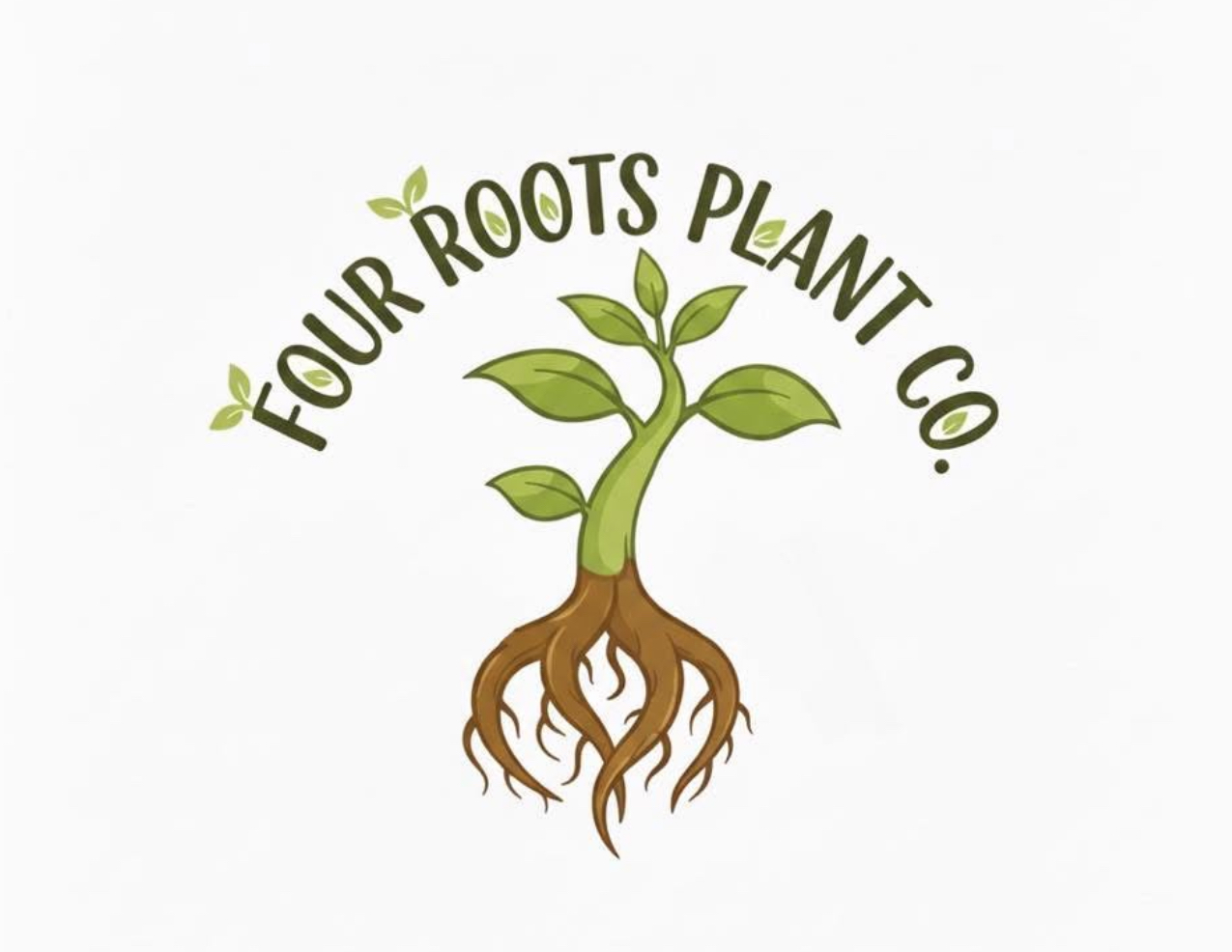 Four Roots Plant co. logo