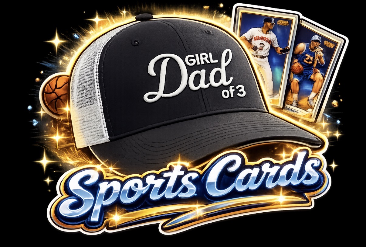 Girl Dad of 3 Sportscards logo