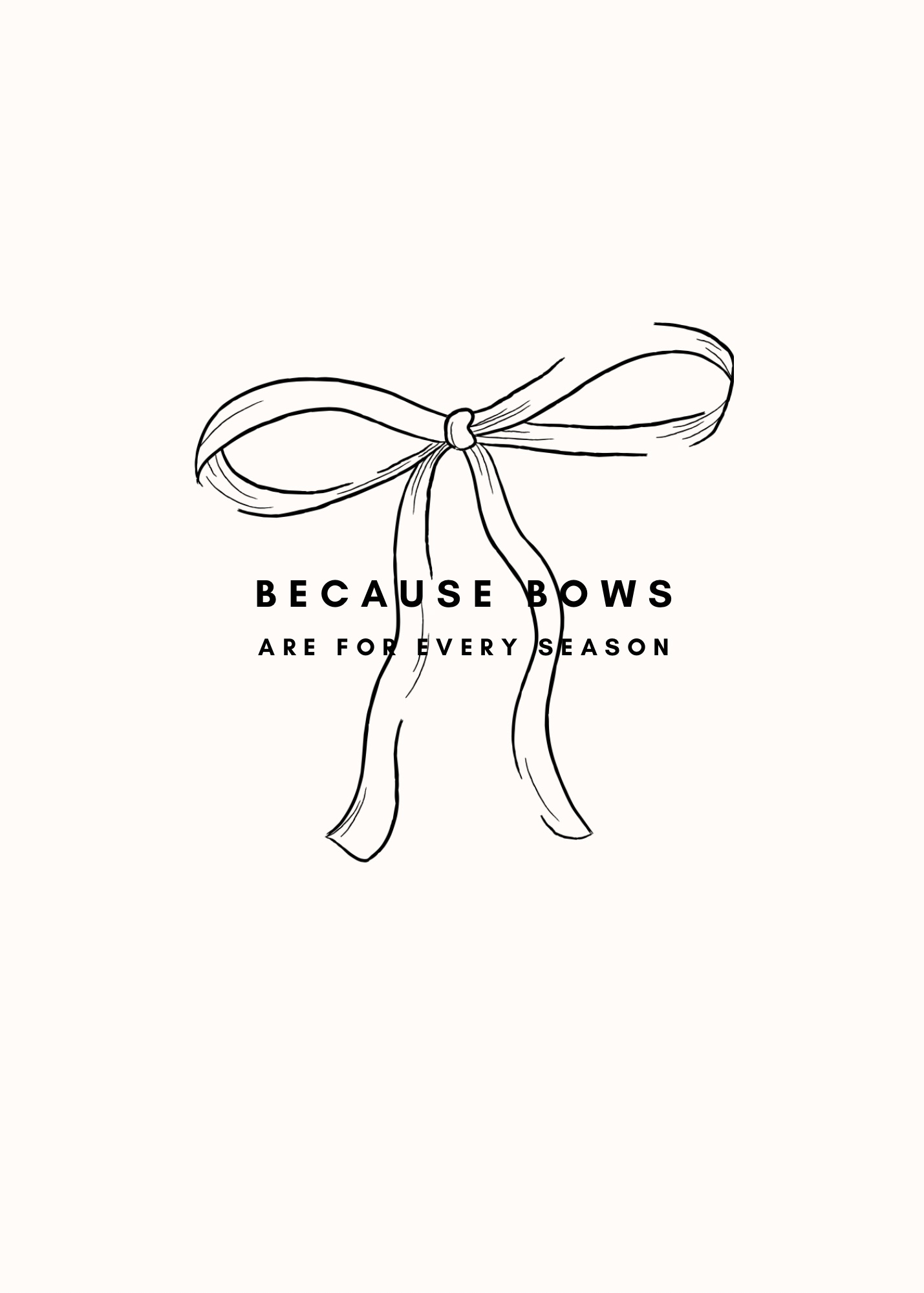 Because Bows logo