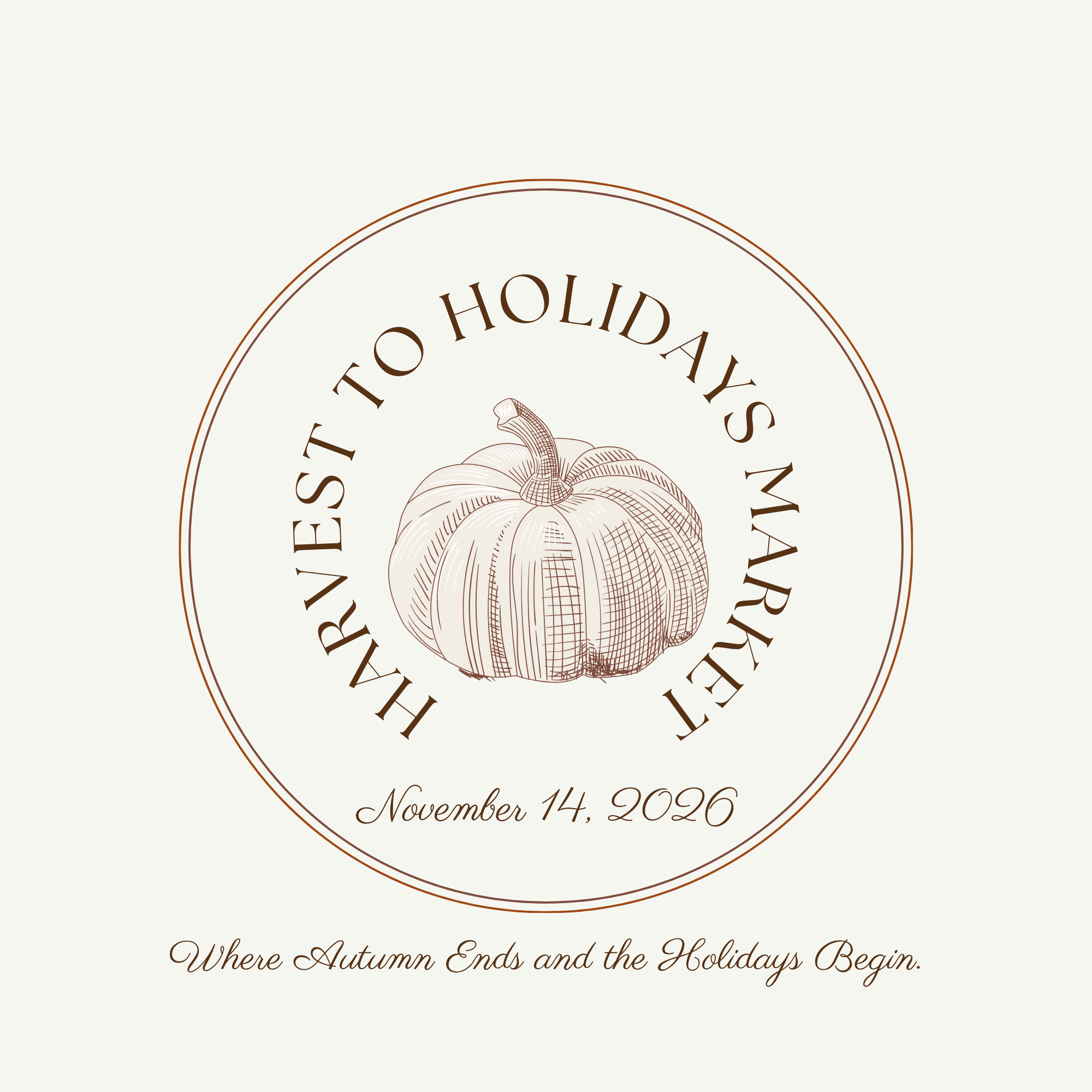 2026 Harvest to Holidays Market logo