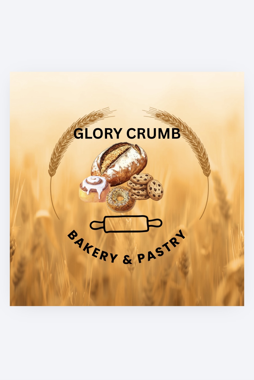 Glory crumb and glory macarons logo