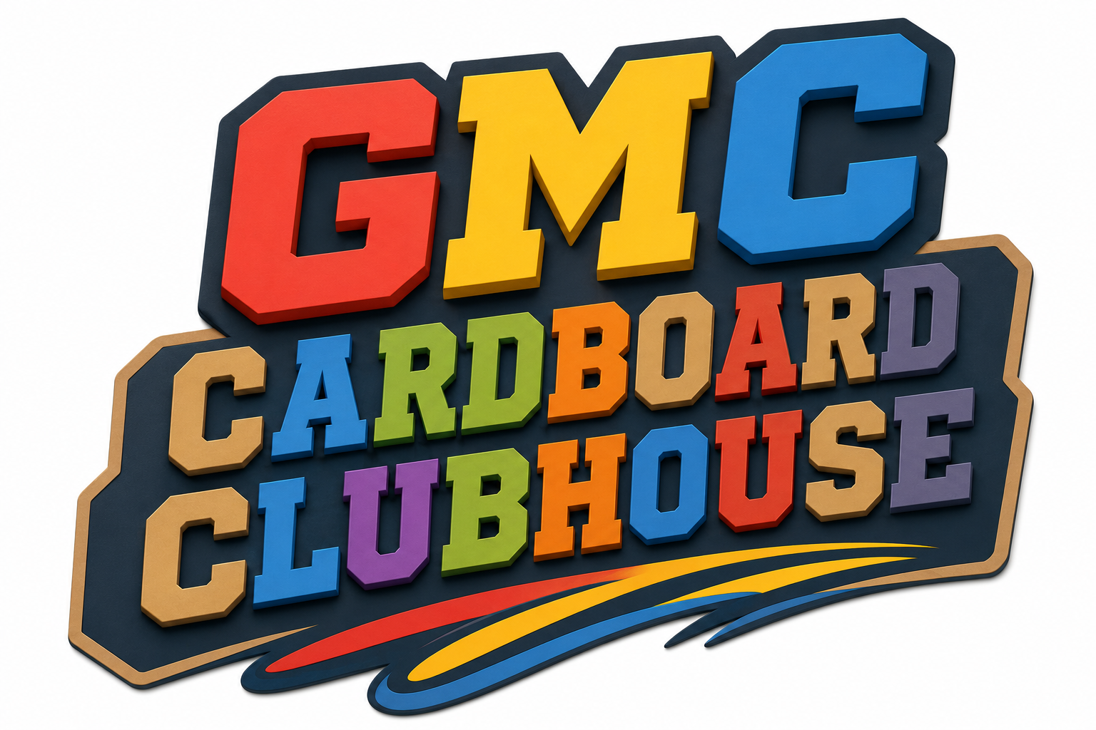 GMC CARDBOARD CLUBHOUSE logo