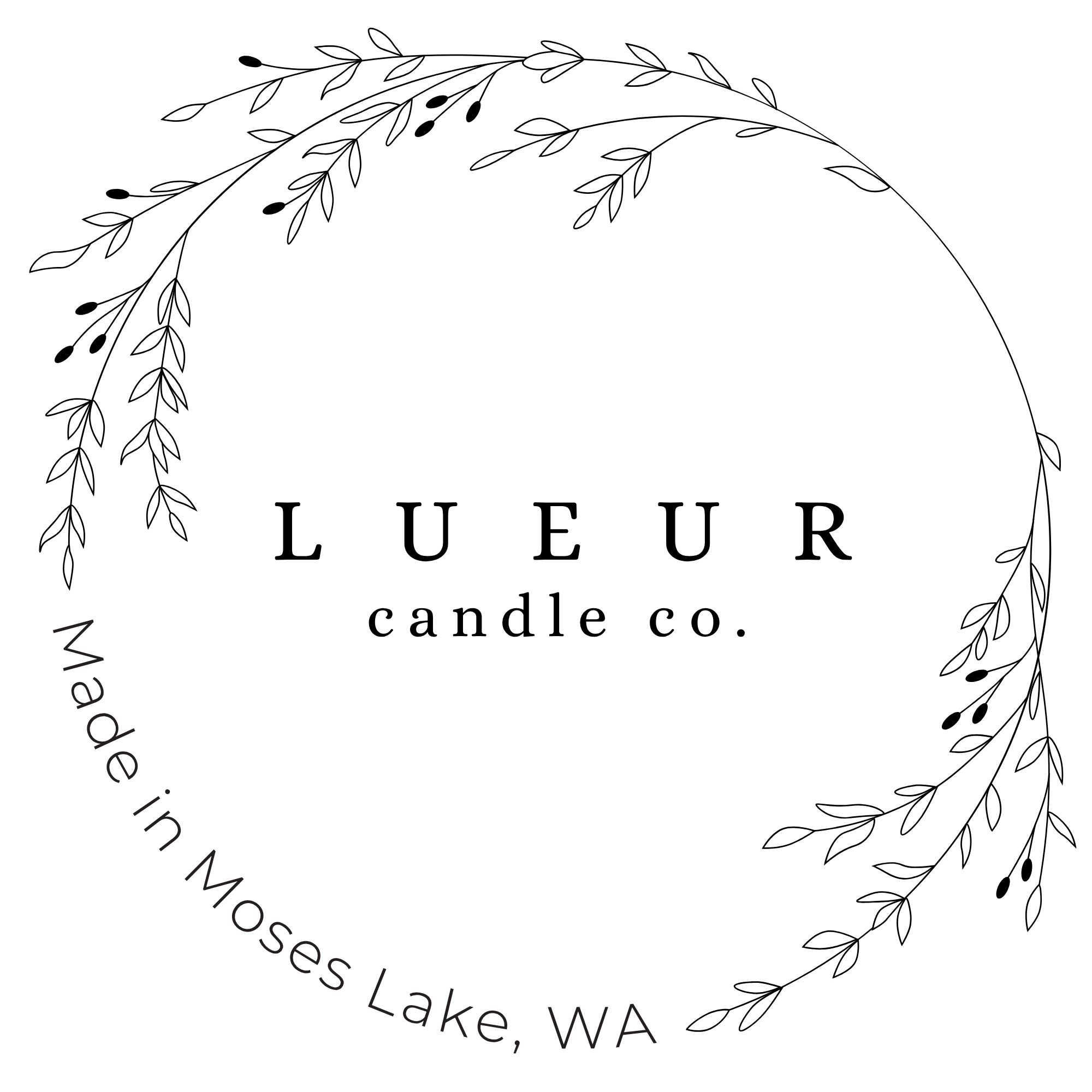 Lueur Candle Co logo