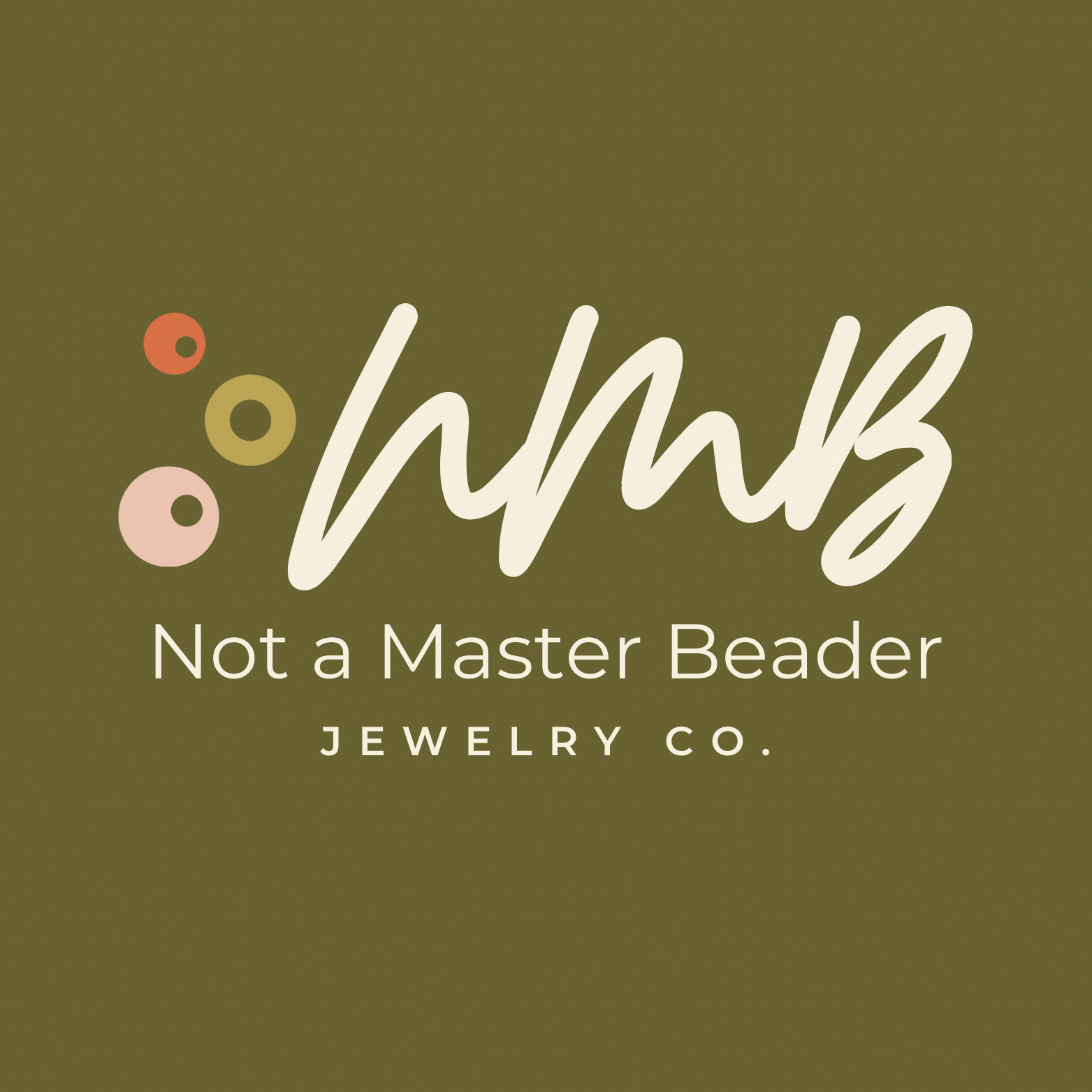 Not a Master Beader Jewelry Co. logo
