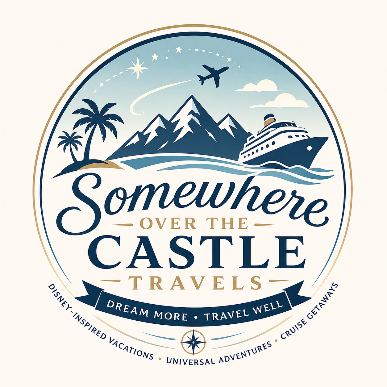 Somewhere Over the Castle Travels logo