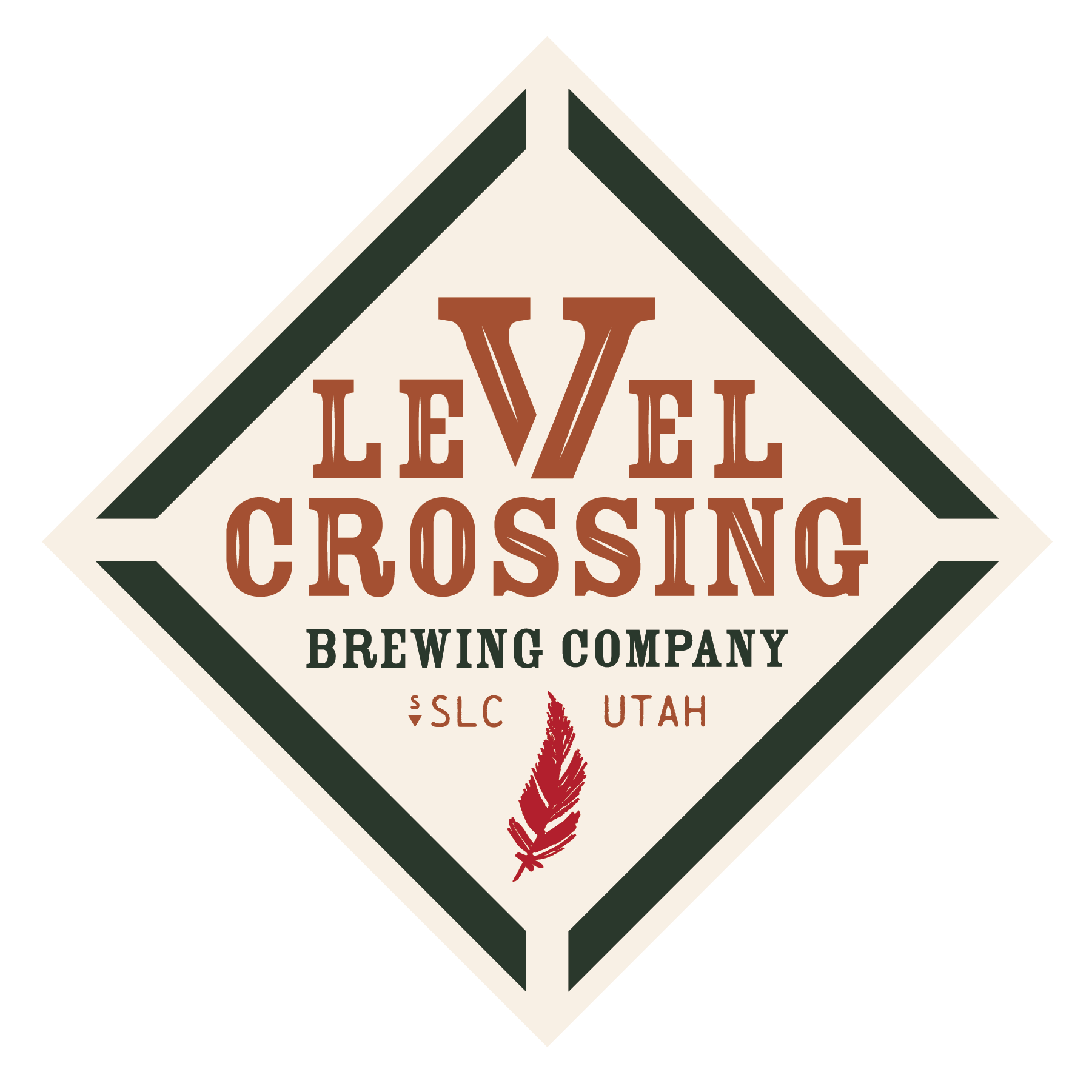 Level Crossing Brewing Company logo