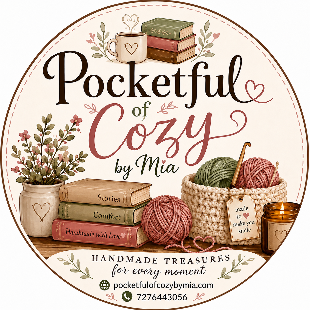 Pocketful of Cozy by Mia logo