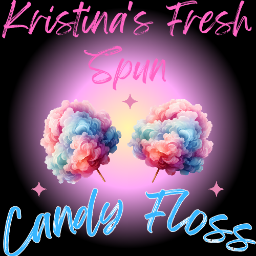 Kristinas fresh spun candy floss logo