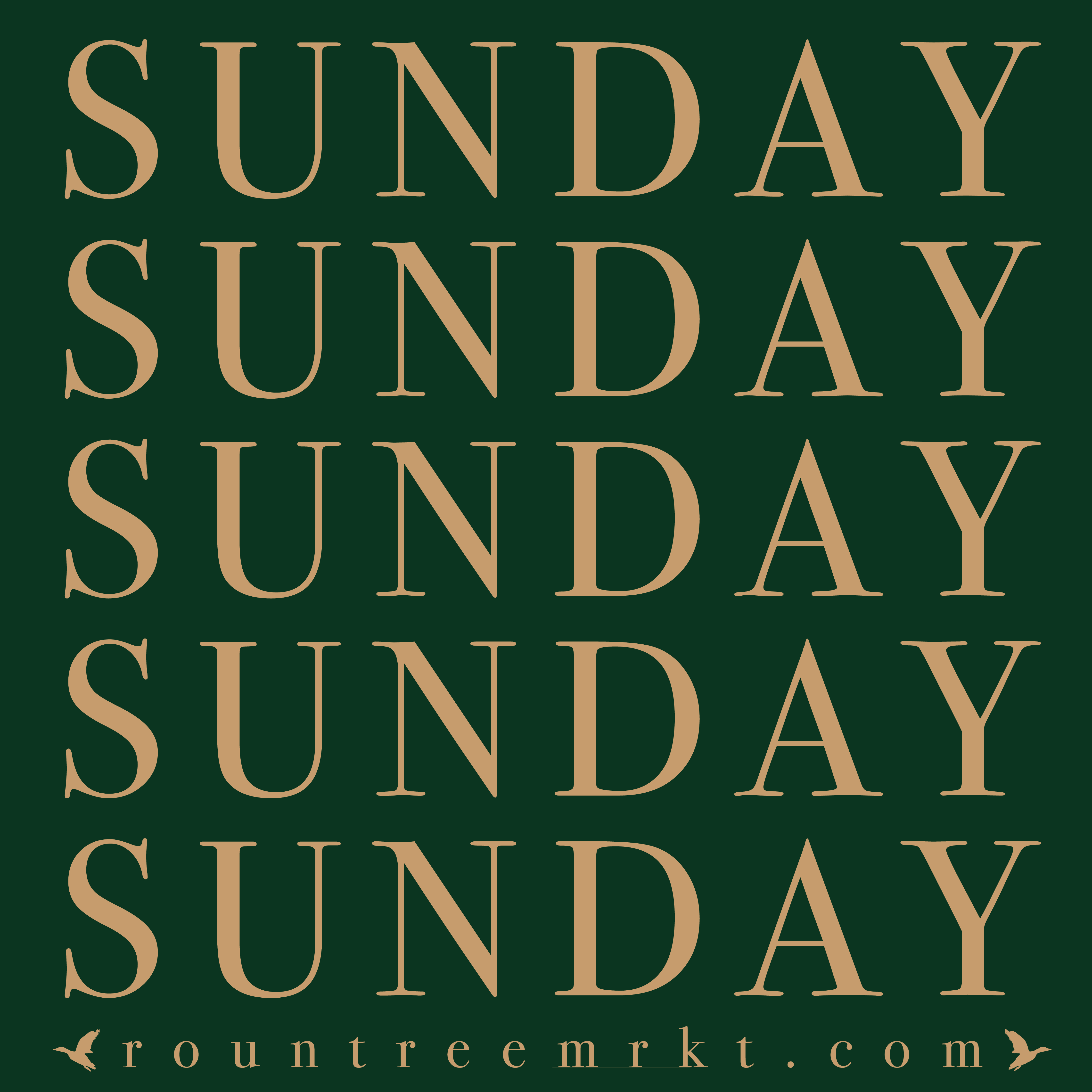Sunday Market at Rountree logo