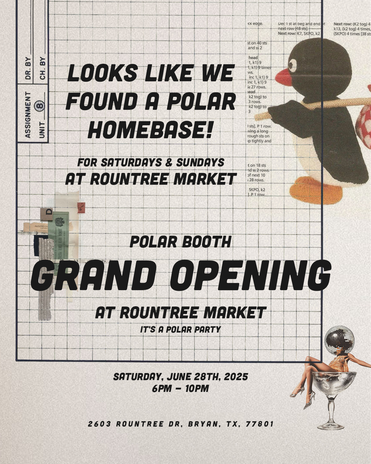 Polar Booth Grand Opening at Rountree logo