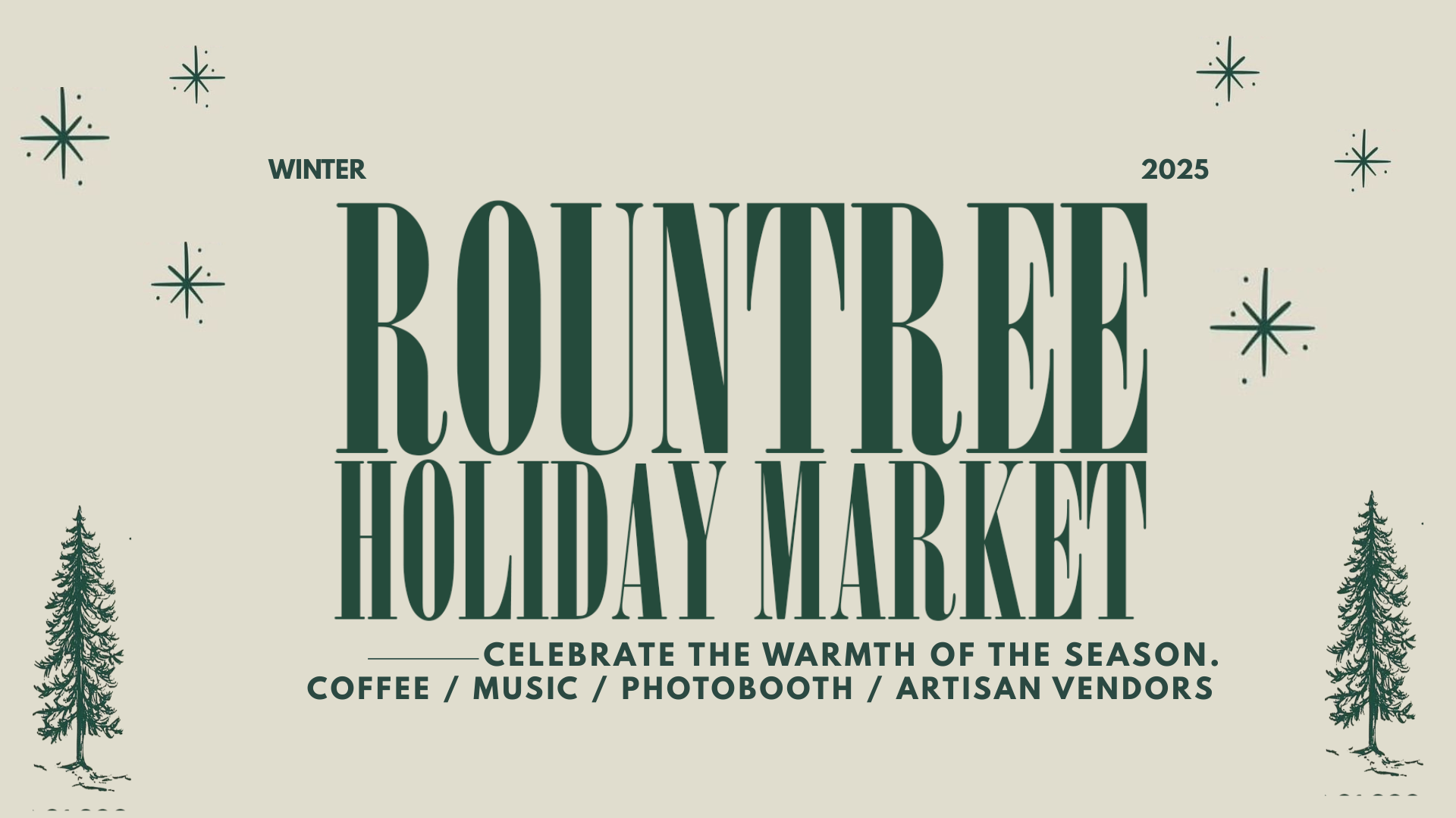 Holiday Market At Rountree - 12/14 logo