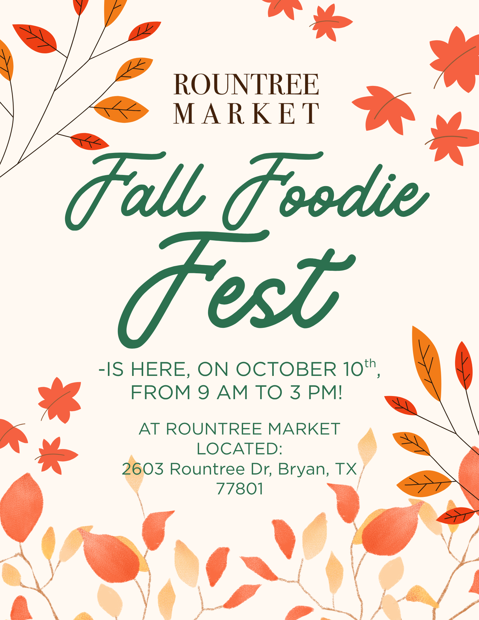 Foodie Fest at Rountree logo