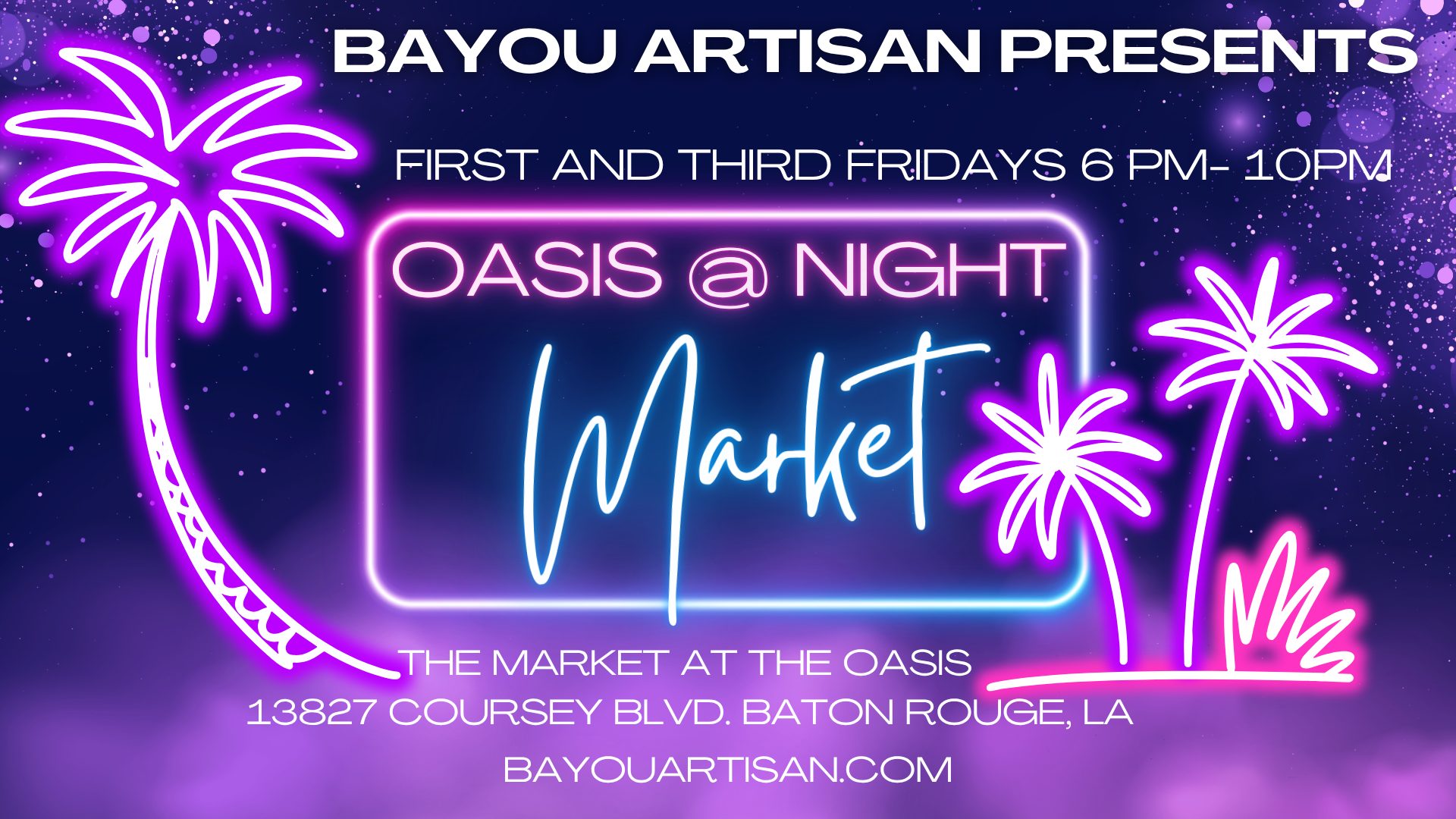 Bayou Artisan Nights -December 18th logo