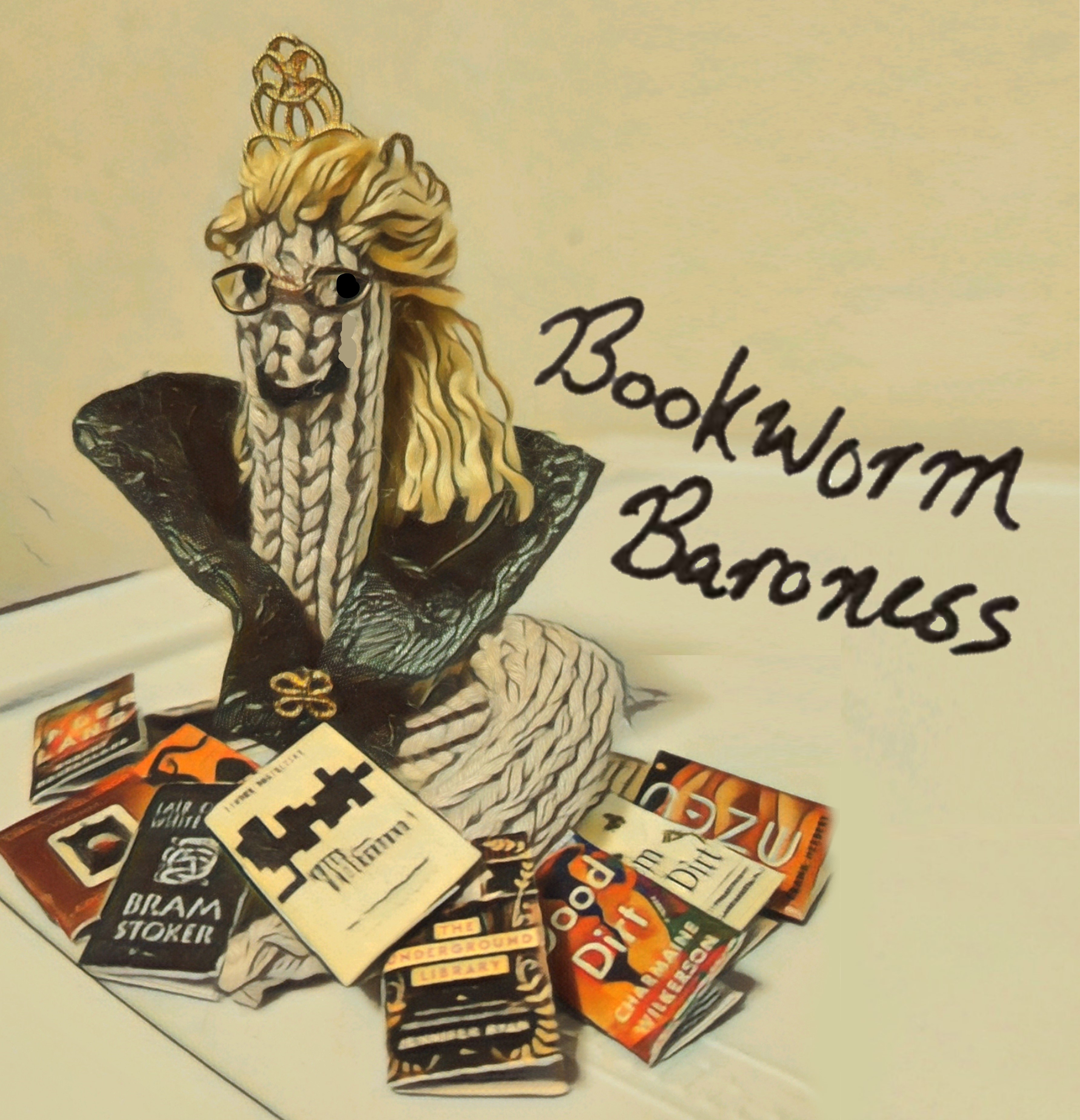 Bookworm Baroness logo