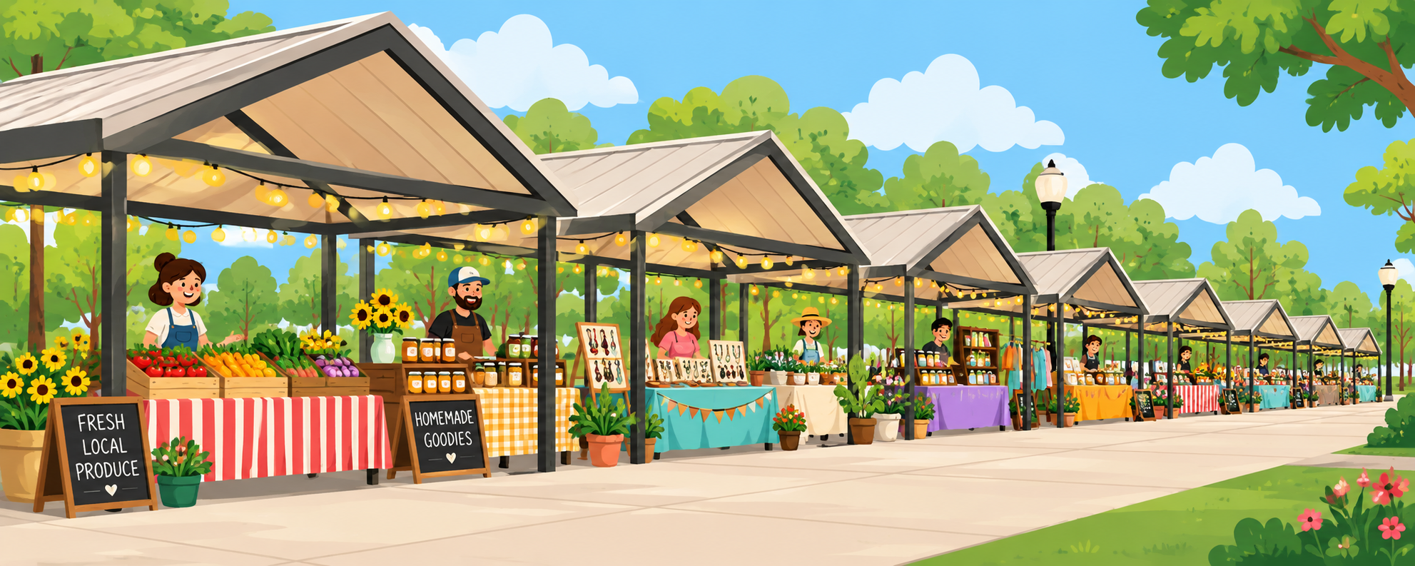 October 28- Choctaw Creek Park Public Market (Permanent Canopy Rental) logo