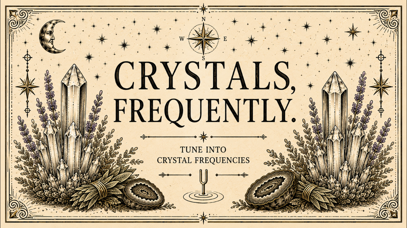 Crystals, Frequently. logo