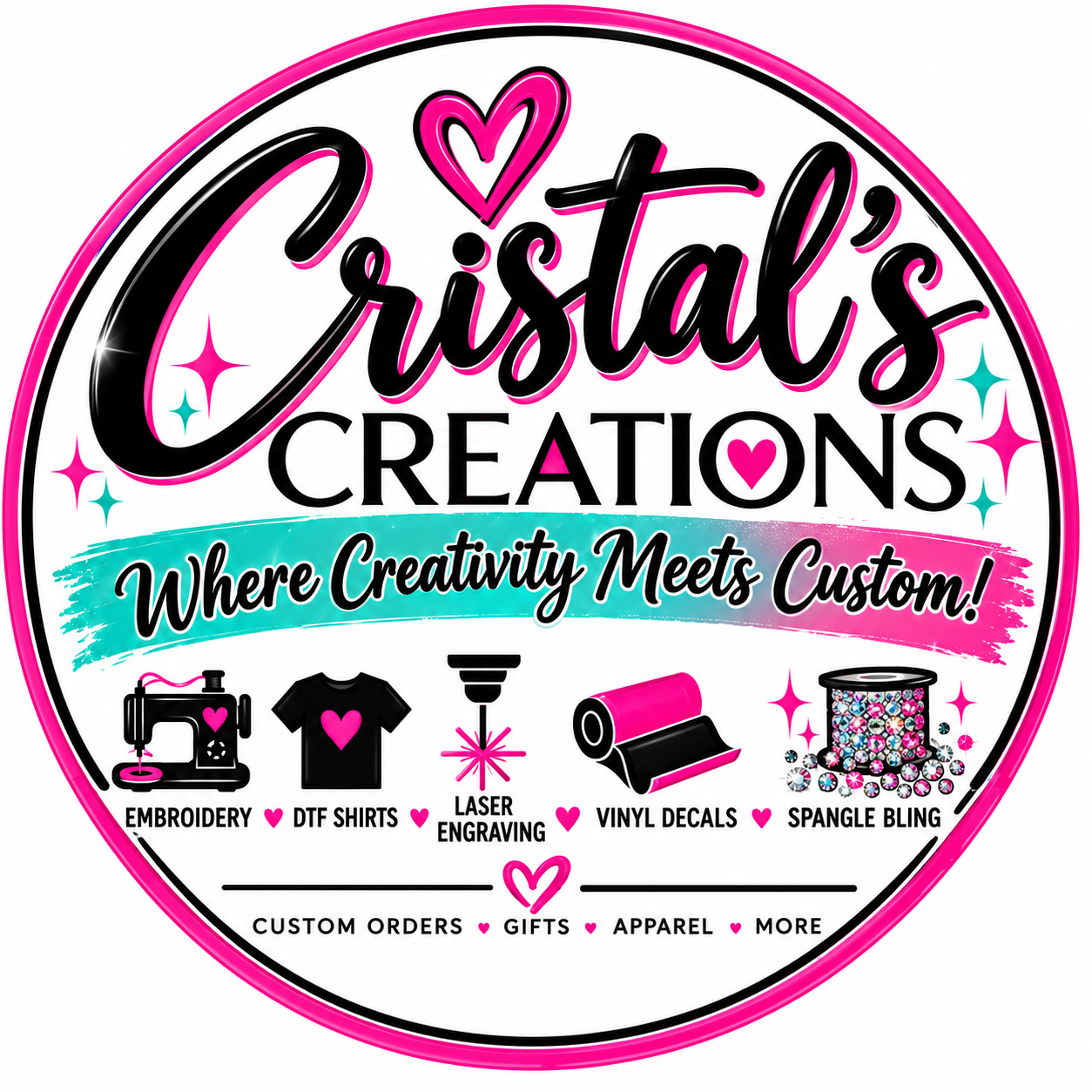 Cristal's Creations logo