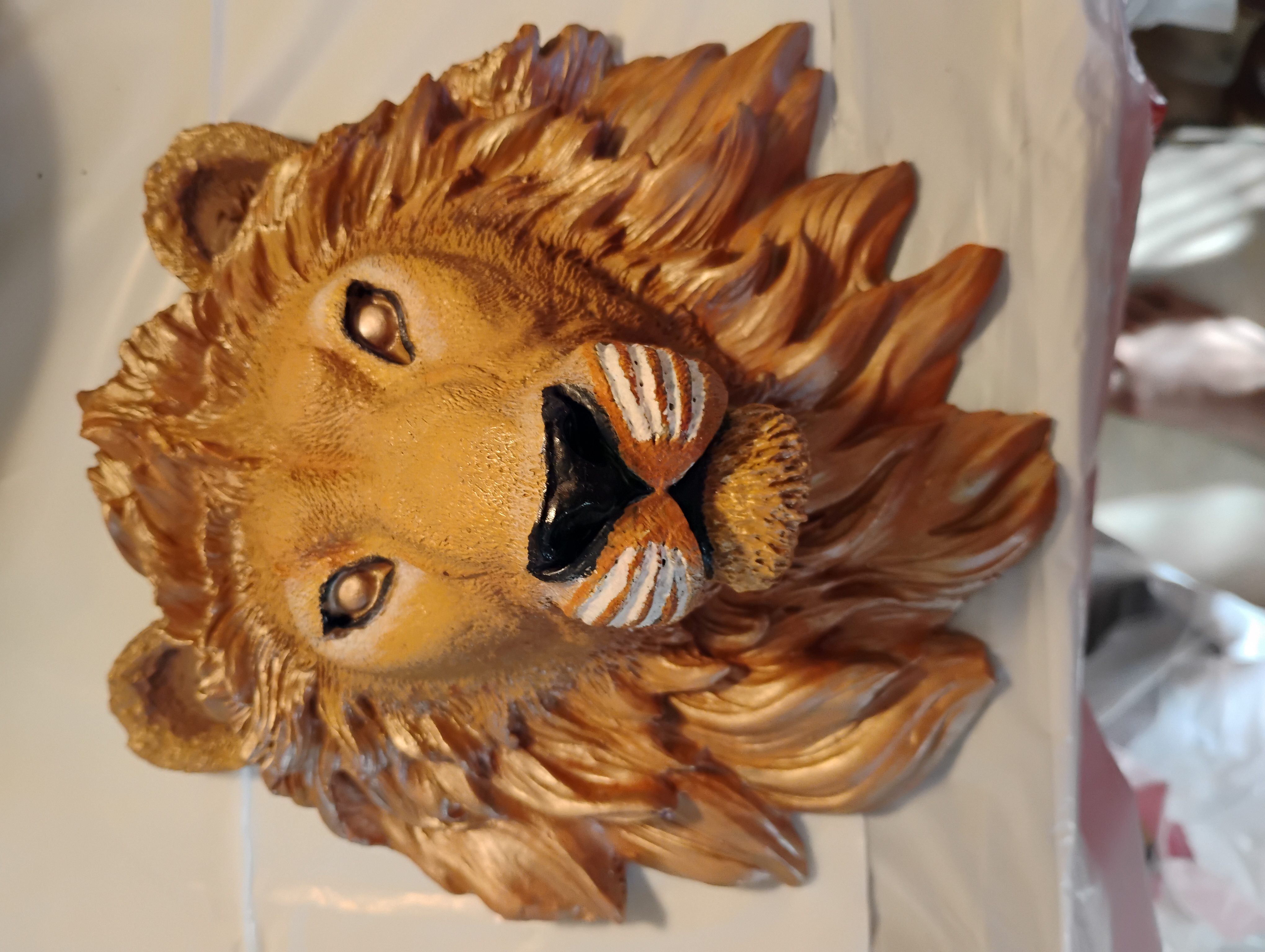 Lion bust